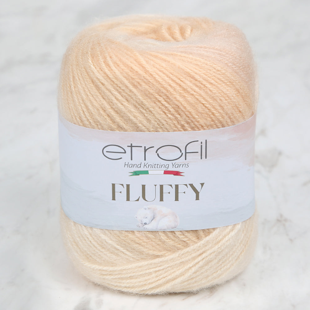 Etrofil Fluffy Bej El Örgü İpi - SE1145